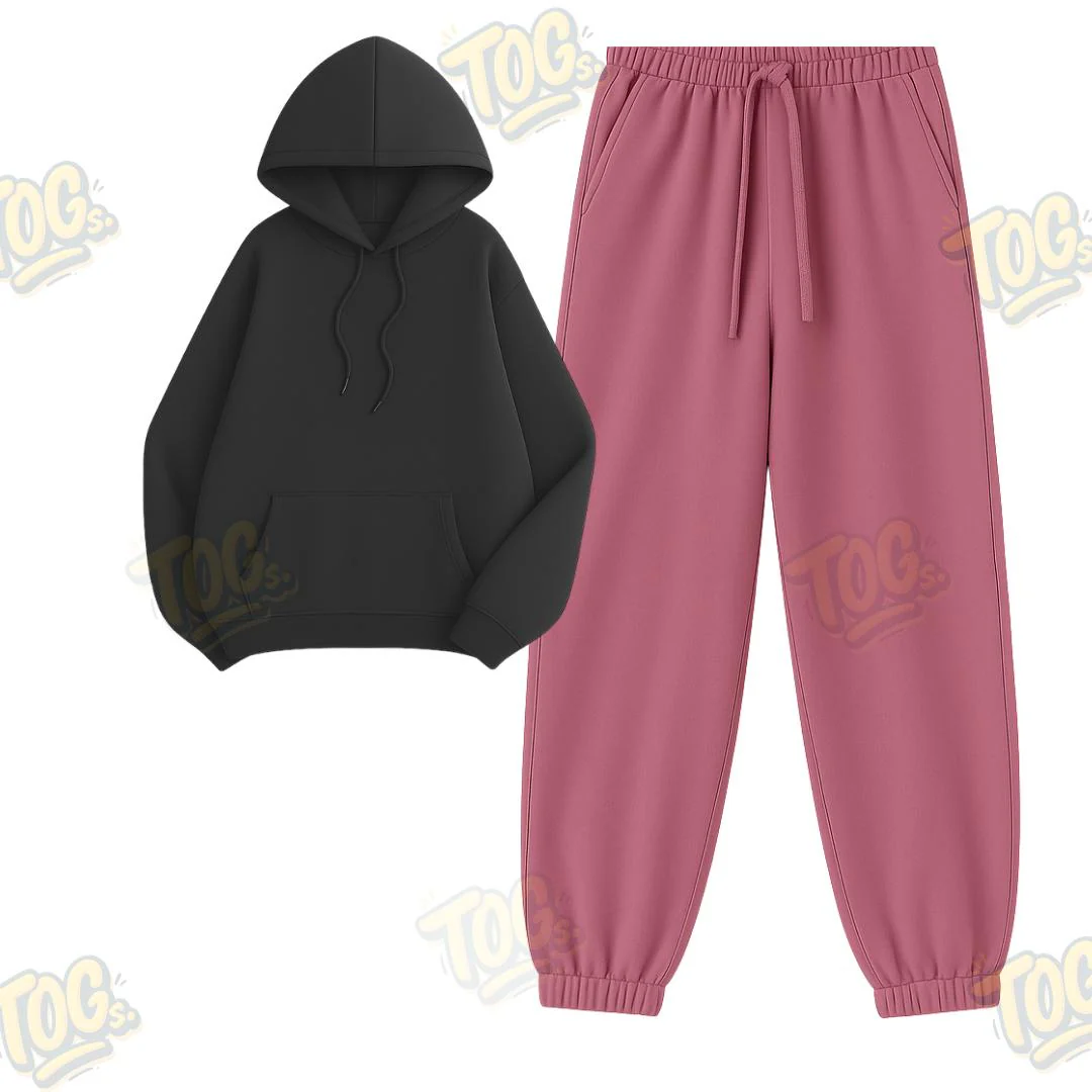 Baggy Sweatpant With Oversized Hoodie - Image 3