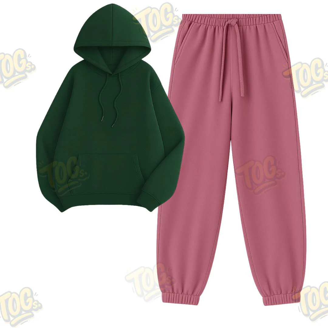 Baggy Sweatpant With Oversized Hoodie - Image 5