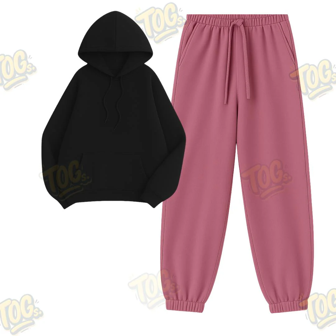 Baggy Sweatpant With Oversized Hoodie - Image 7