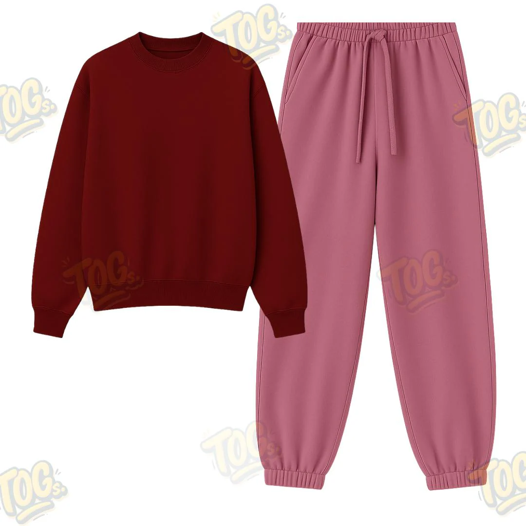 Baggy Sweatpant With Oversized Sweatshirt - Image 5