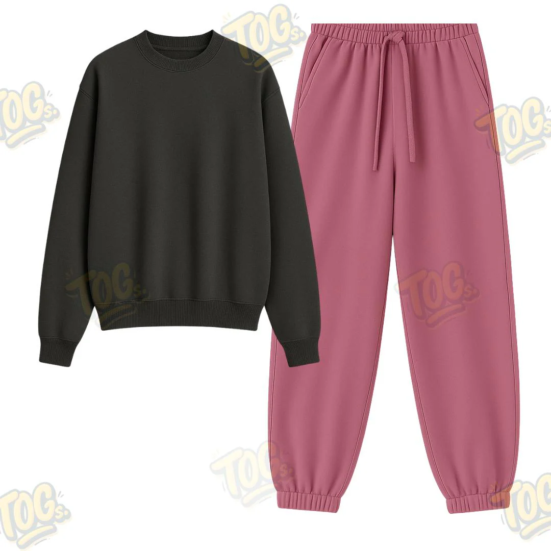 Baggy Sweatpant With Oversized Sweatshirt - Image 6