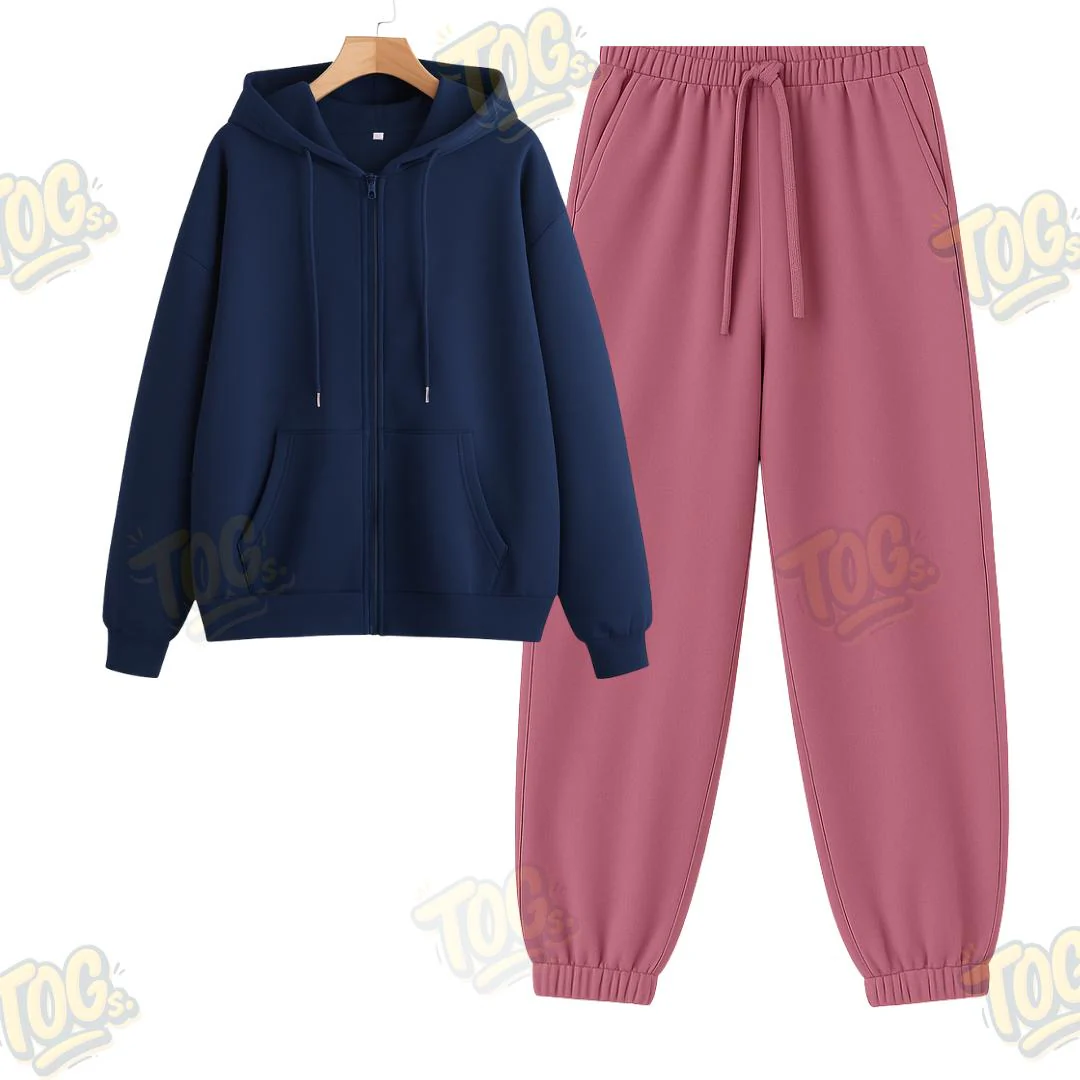 Baggy Sweatpant With Oversized Zipper - Image 3