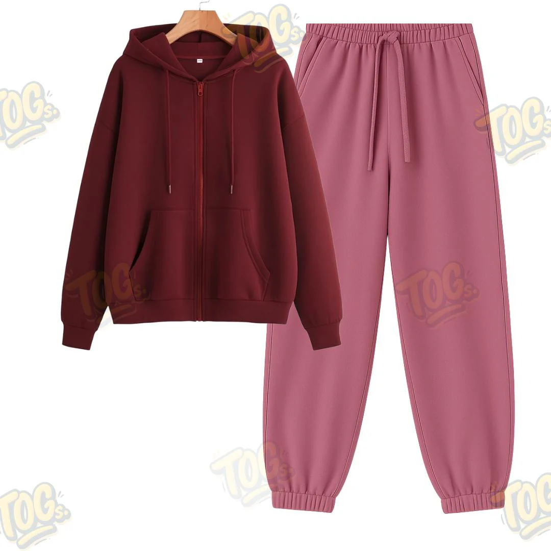 Baggy Sweatpant With Oversized Zipper - Image 4