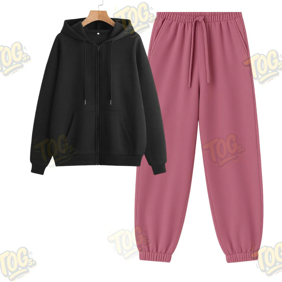 Baggy Sweatpant With Oversized Zipper - Image 6