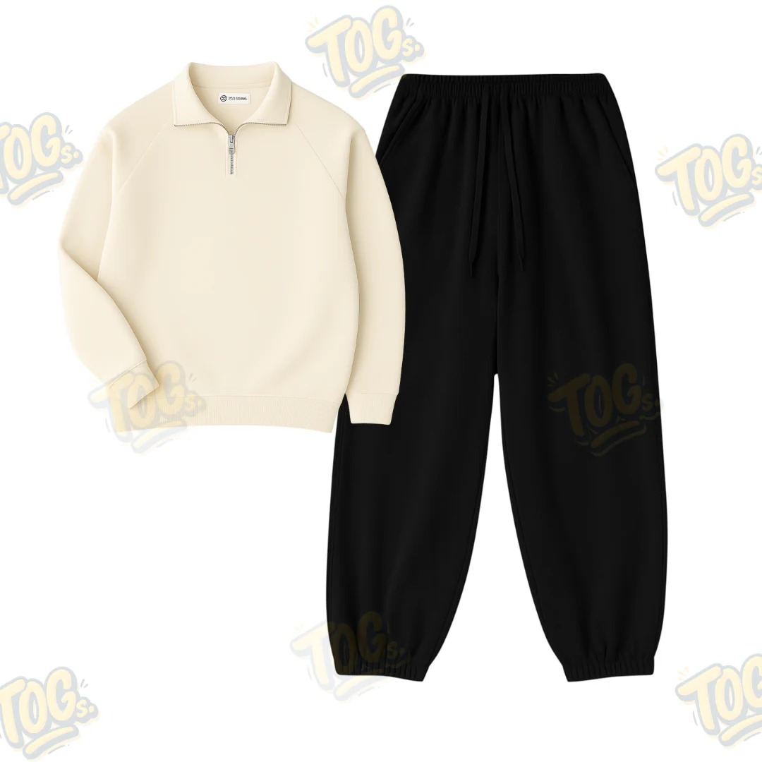 Oversized Sweatpant with Oversized Mockneck - Image 2