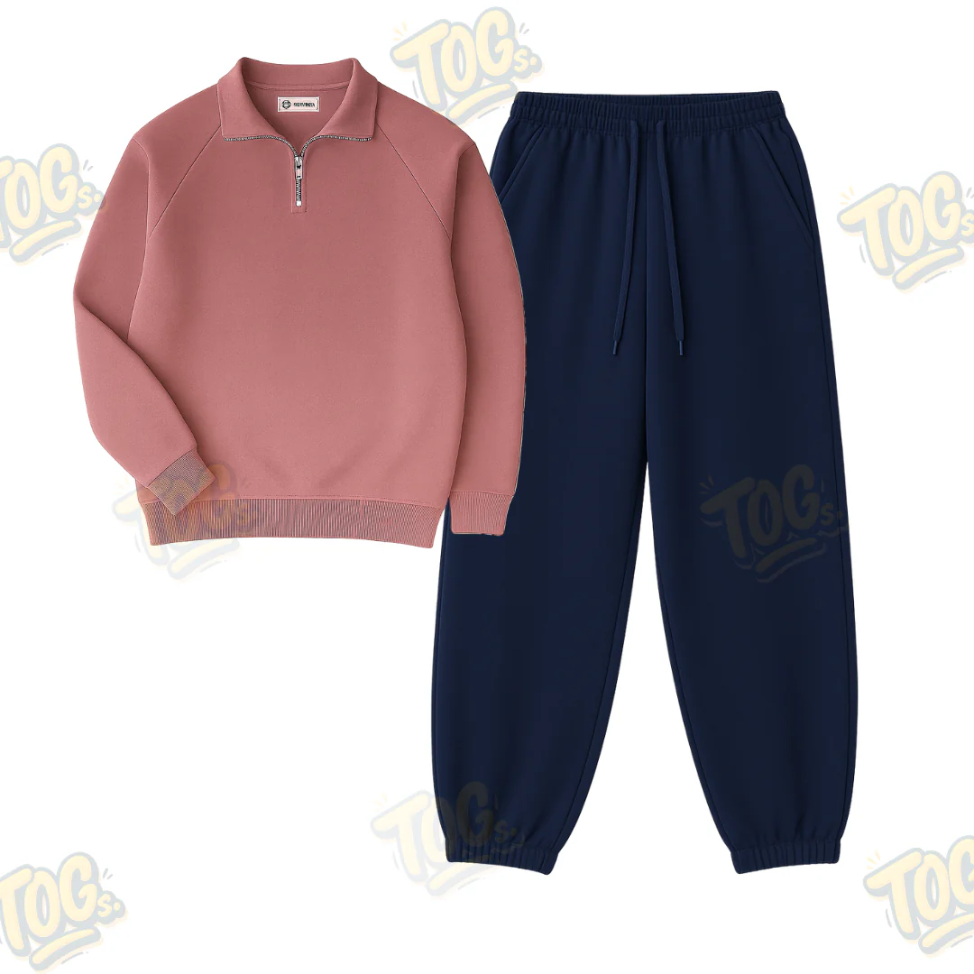 Oversized Sweatpant With Oversized Mockneck - Image 3
