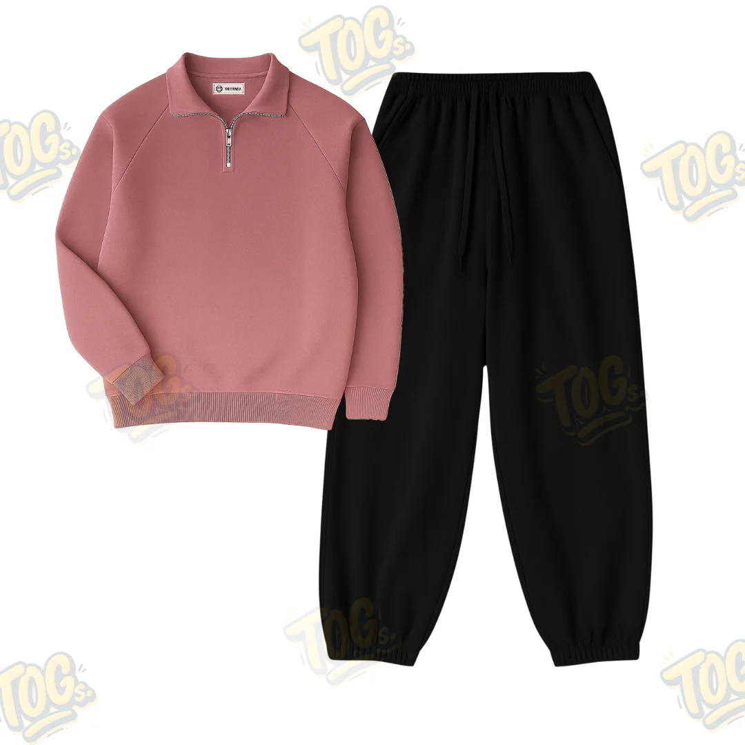 Oversized Sweatpant with Oversized Mockneck - Image 3
