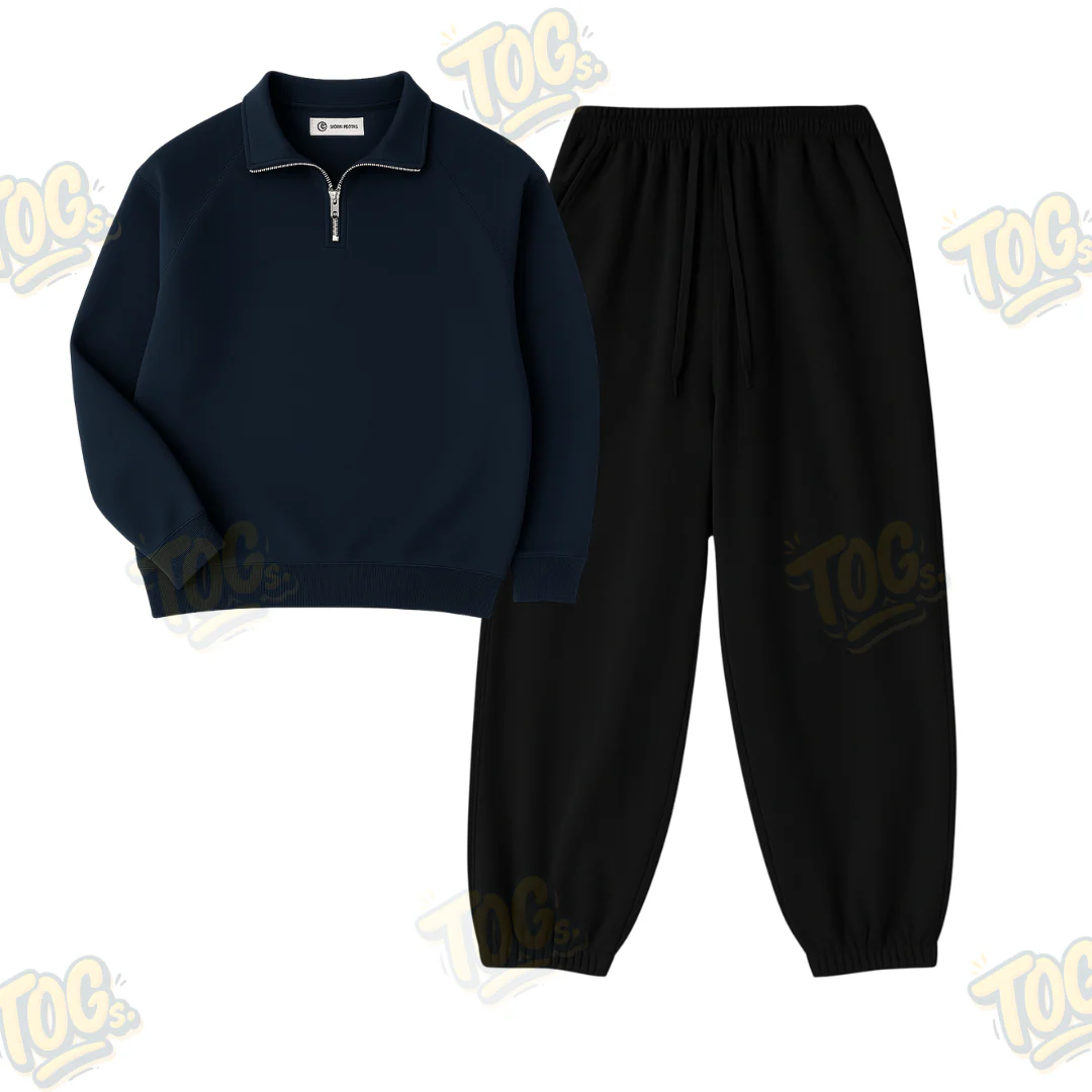 Oversized Sweatpant with Oversized Mockneck - Image 4