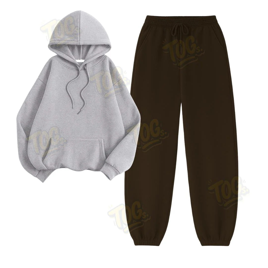 Baggy Sweatpant With Oversized Hoodie - Image 5