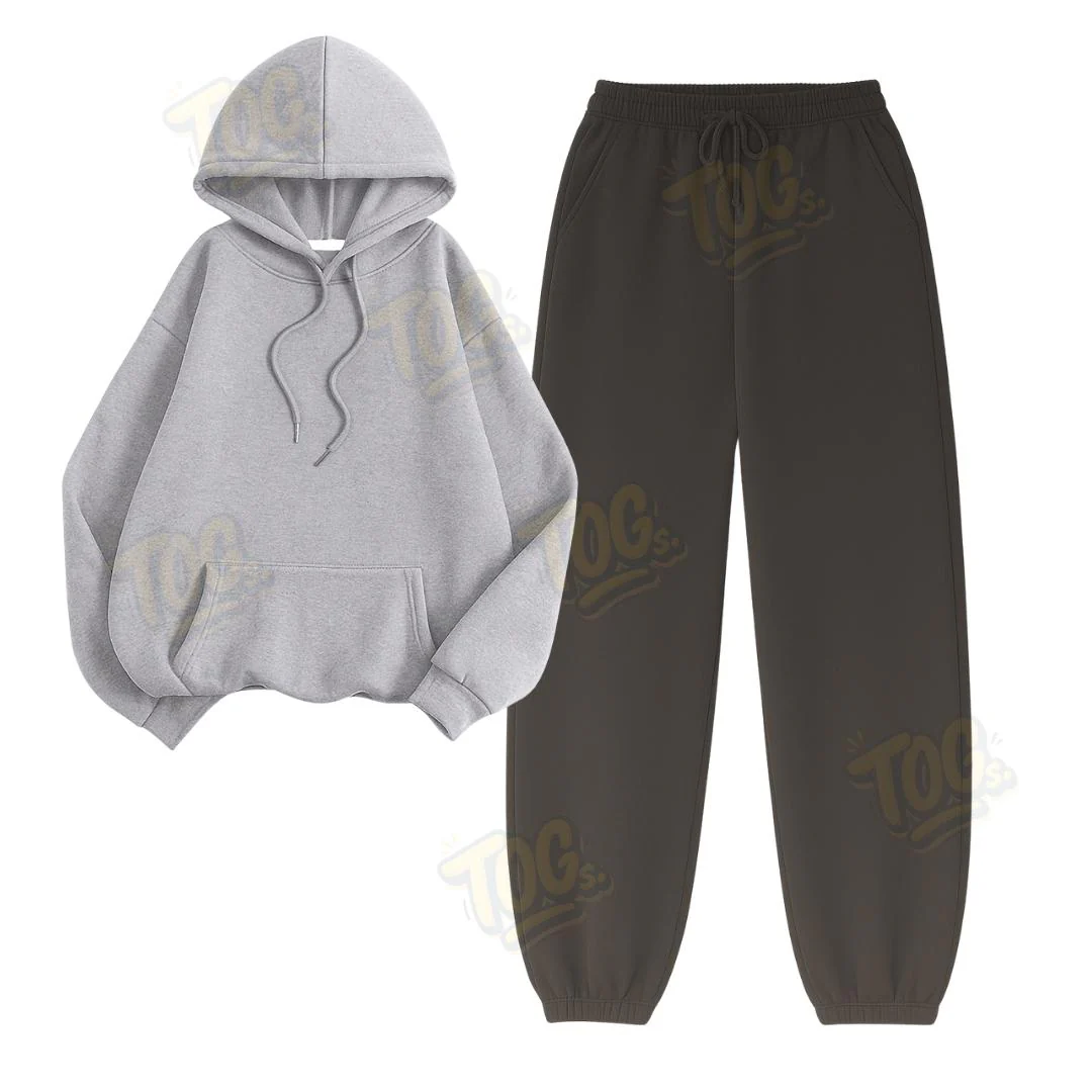 Baggy Sweatpant With Oversized Hoodie - Image 5