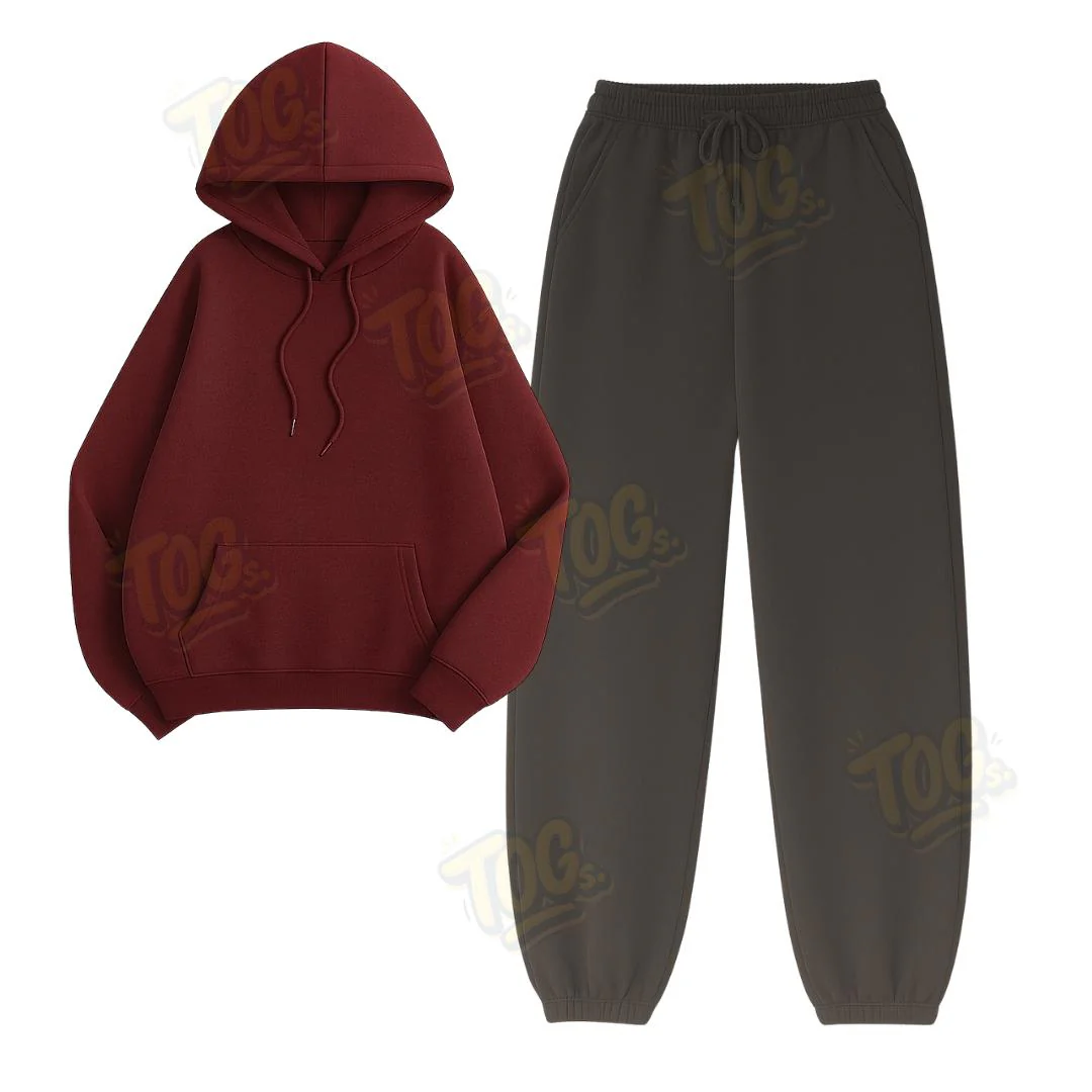 Baggy Sweatpant With Oversized Hoodie - Image 6