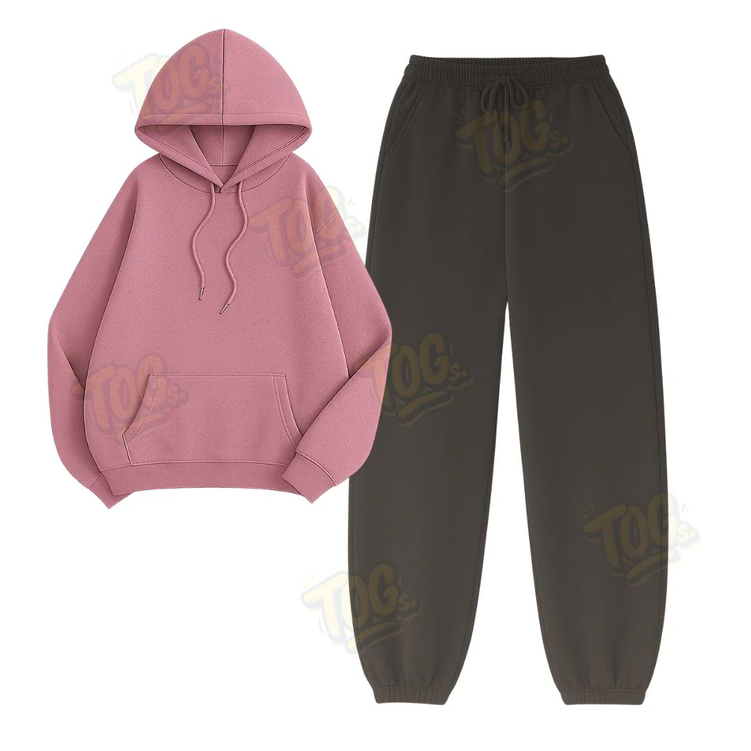 Baggy Sweatpant With Oversized Hoodie - Image 7