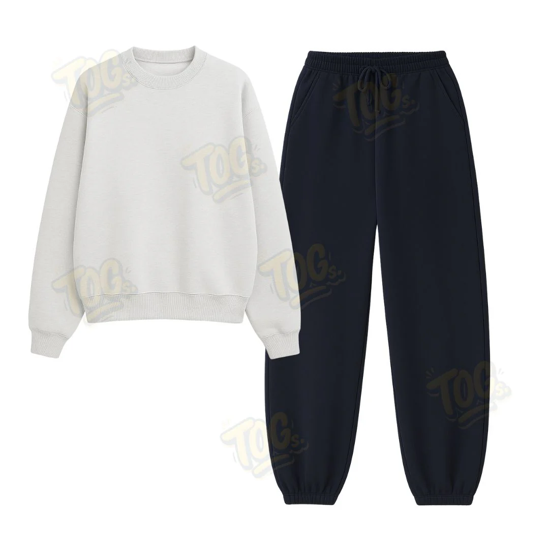 Baggy Sweatpant With Oversized Sweatshirt - Image 4