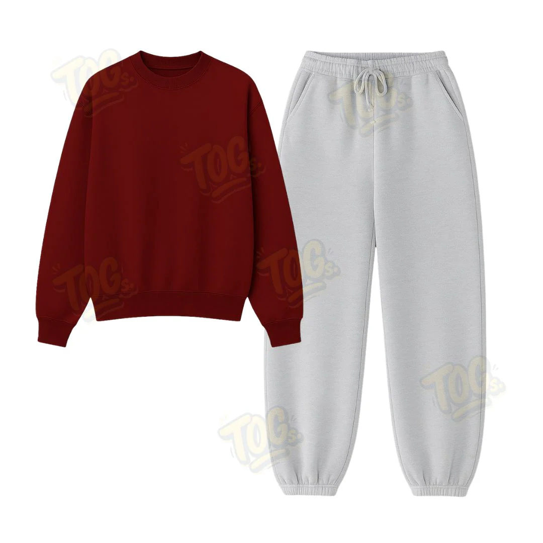 Baggy Sweatpant With Oversized Sweatshirt - Image 3