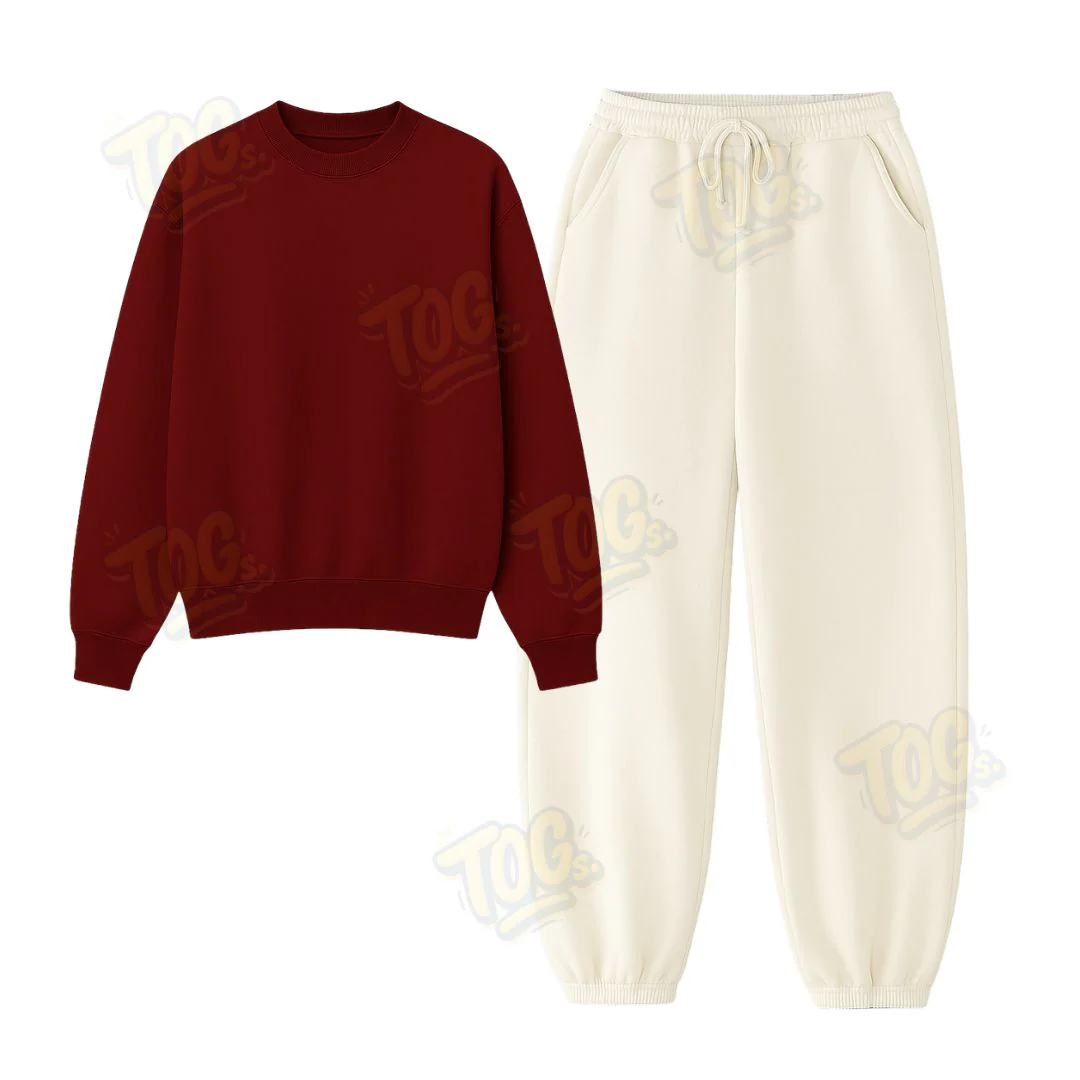 Baggy Sweatpant With Oversized Sweatshirt - Image 6