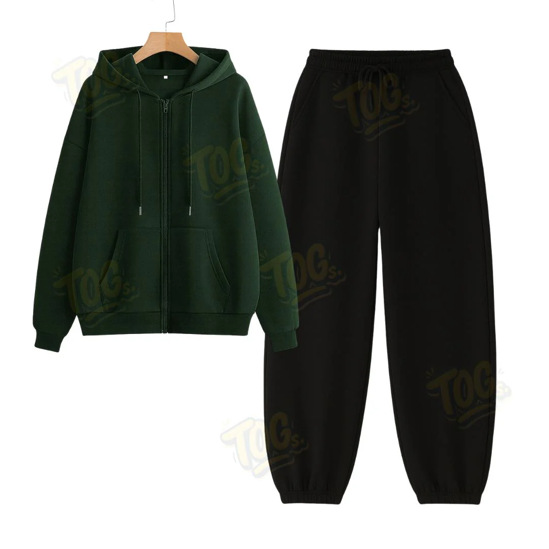 Baggy Sweatpant With Oversized Zipper - Image 5
