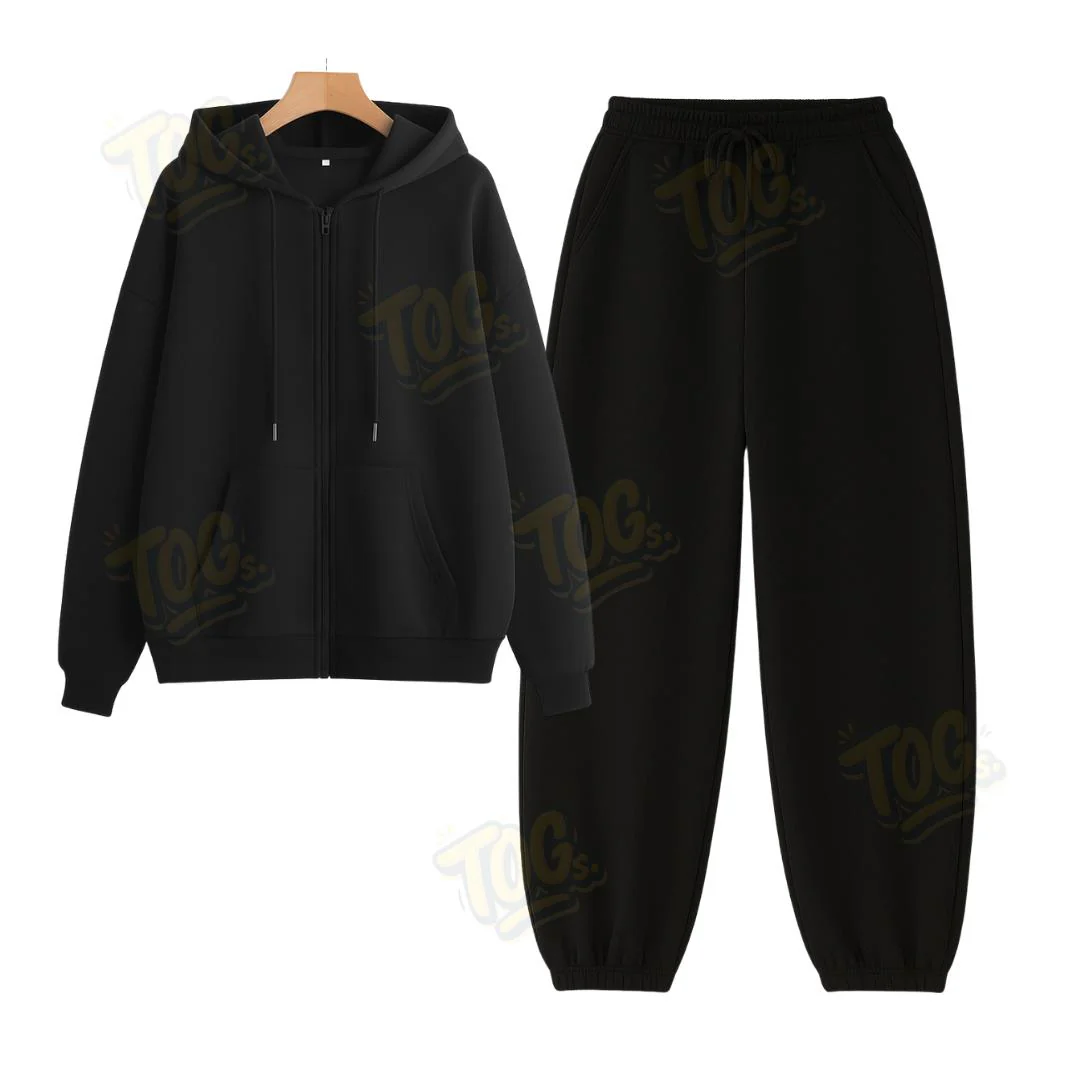 Baggy Sweatpant With Oversized Zipper - Image 8