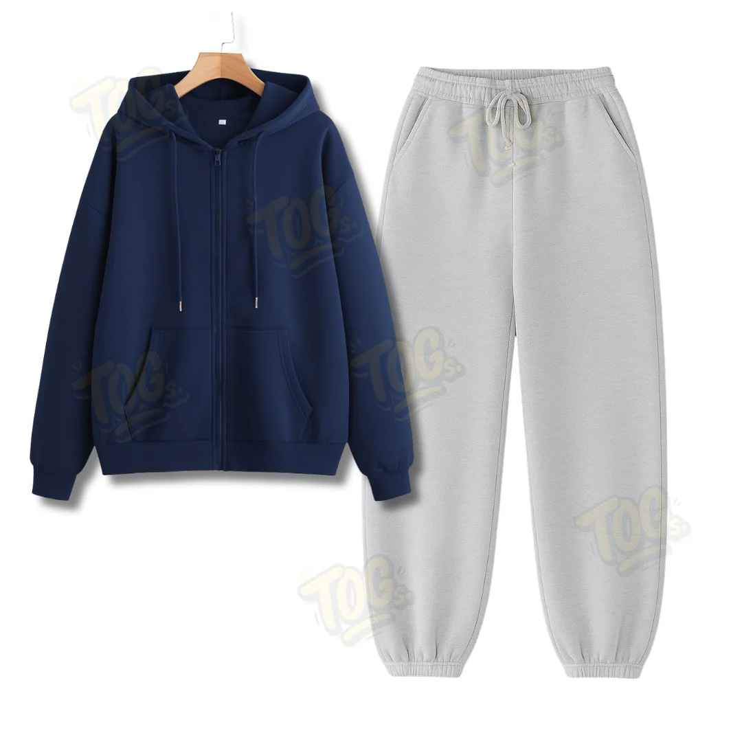 Baggy Sweatpant With Oversized Zipper - Image 8