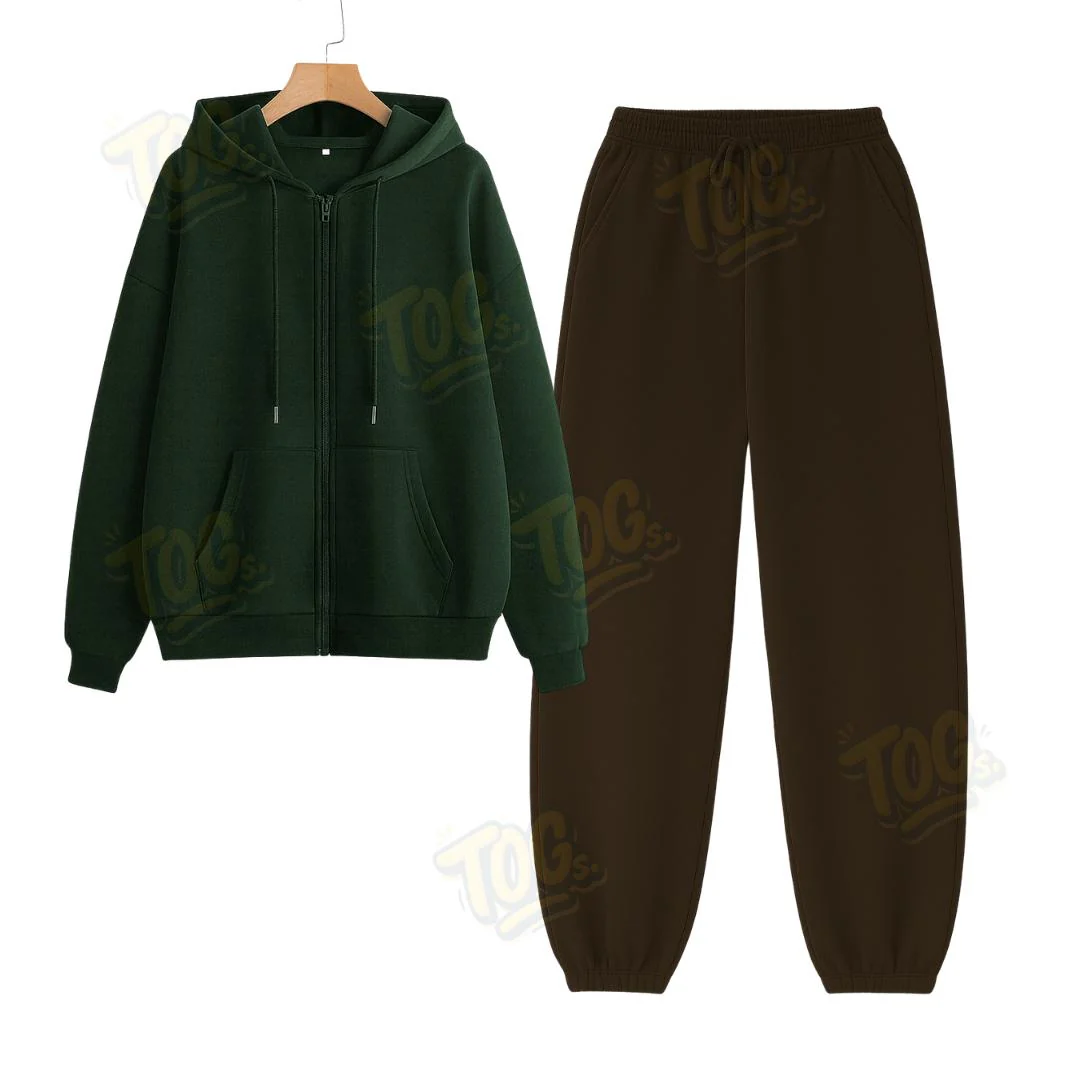Baggy Sweatpant With Oversized Zipper - Image 4