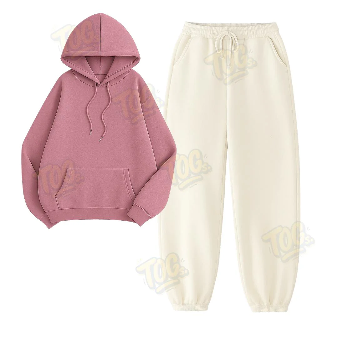Baggy Sweatpant With Oversized Hoodie - Image 5
