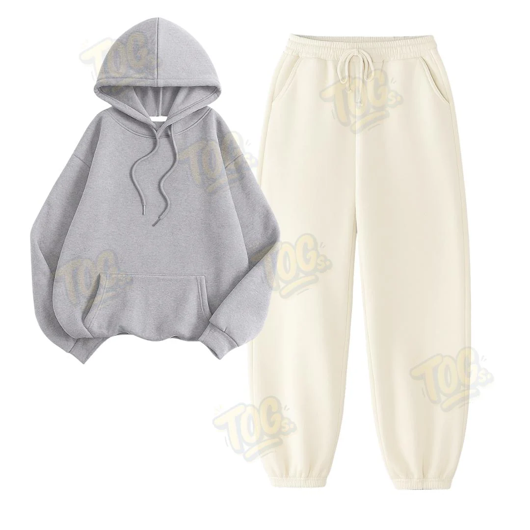 Baggy Sweatpant With Oversized Hoodie - Image 6
