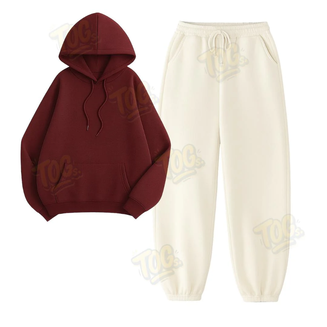 Baggy Sweatpant With Oversized Hoodie - Image 7